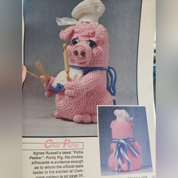 Vintage Crochet World Omnibook Magazine Fall 1988 - Picture 6 of 7